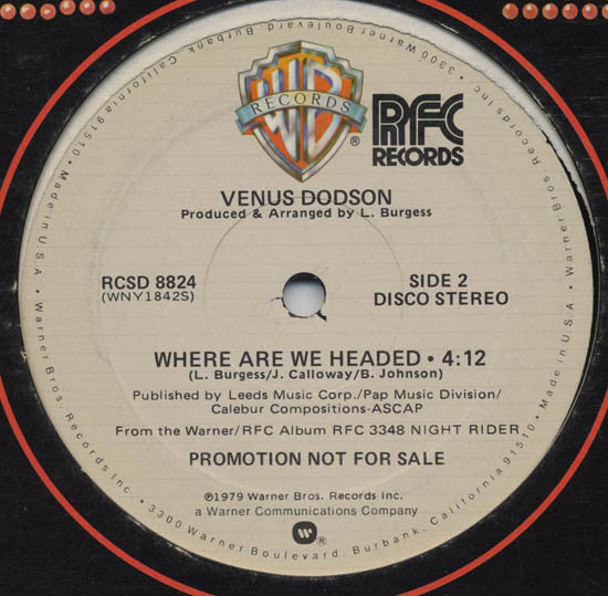 Venus Dodson - Night Rider