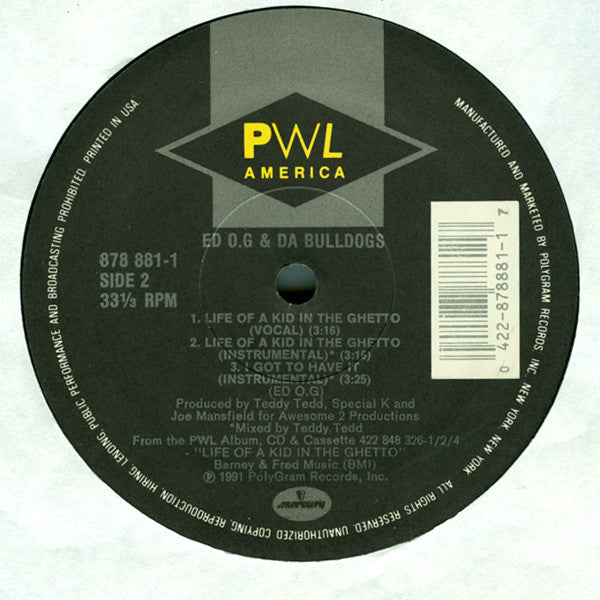 Ed O.G & Da Bulldogs - I Got To Have It