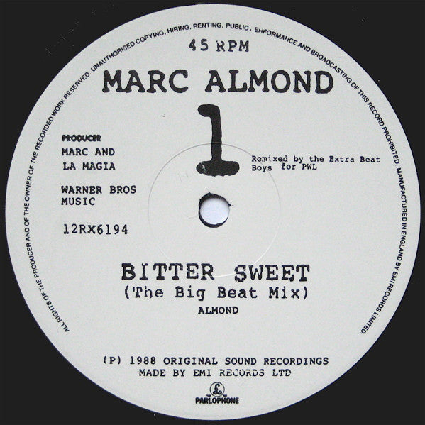 Marc Almond - Bitter Sweet (The Big Beat Mix)