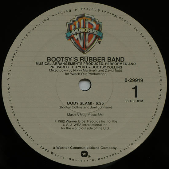 Bootsy's Rubber Band - Body Slam!