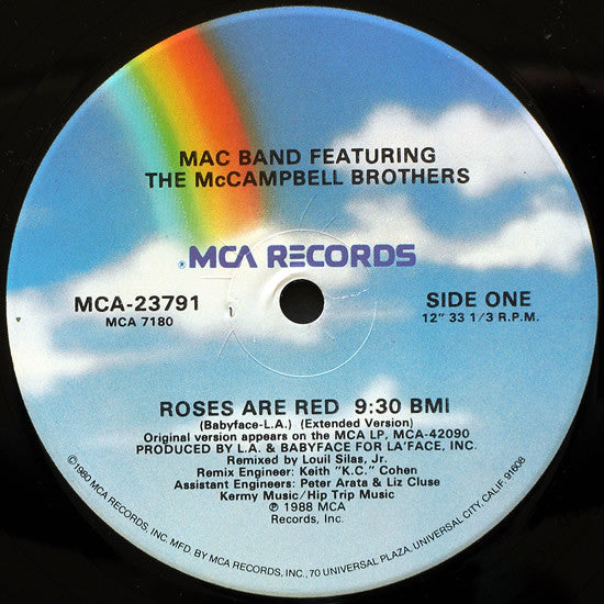 Mac Band Featuring The McCampbell Brothers - Roses Are Red