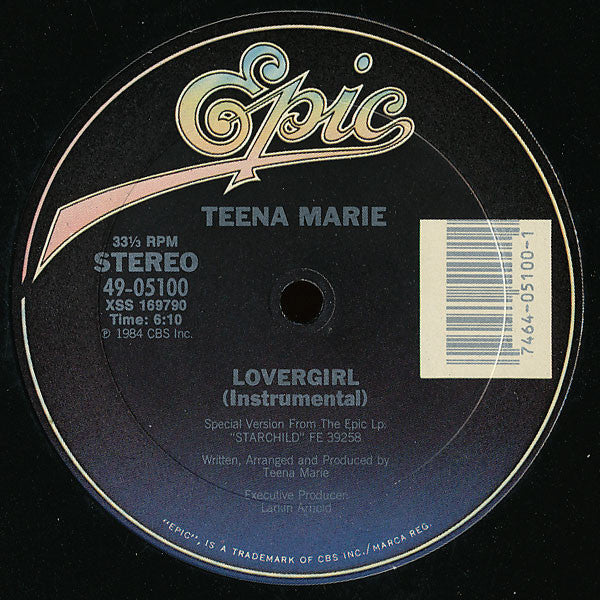 Teena Marie - Lovergirl (Special 12" Dance Mix)