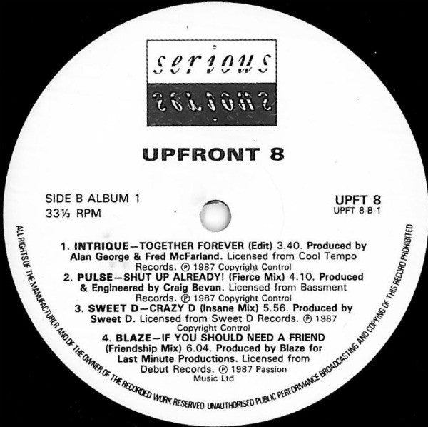 Various - Upfront 8 - Solid State
