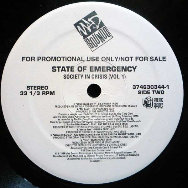 Various - State Of Emergency - Society In Crisis (Vol. 1)