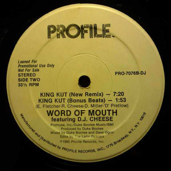 Word Of Mouth (2) - King Kut