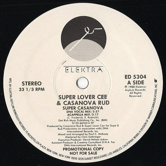 Super Lover Cee & Casanova Rud - Super Casanova