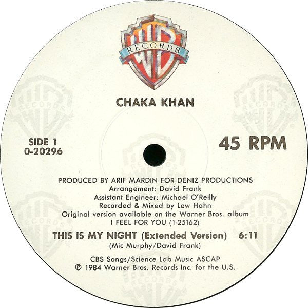 Chaka Khan - This Is My Night