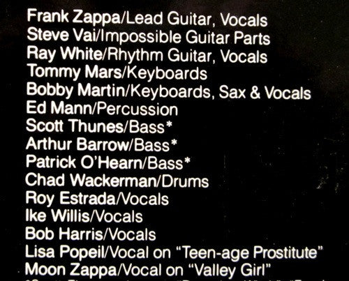 Frank Zappa - Ship Arriving Too Late To Save A Drowning Witch