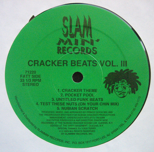 Nubian Crackers - Cracker Beats Vol. III