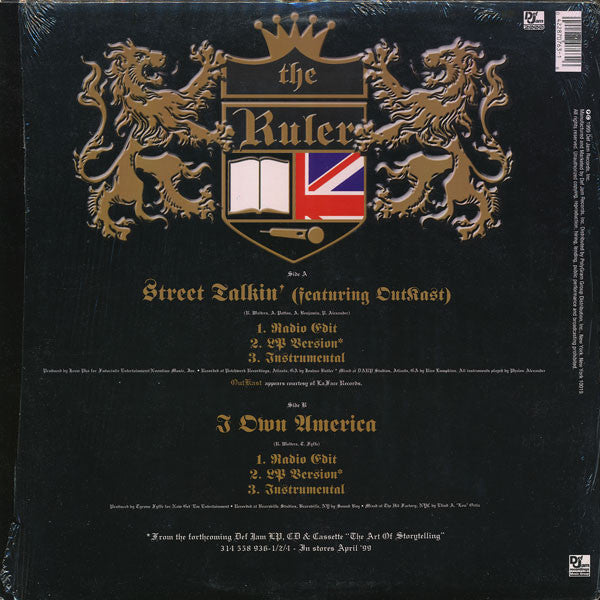 Slick Rick - Street Talkin' / I Own America