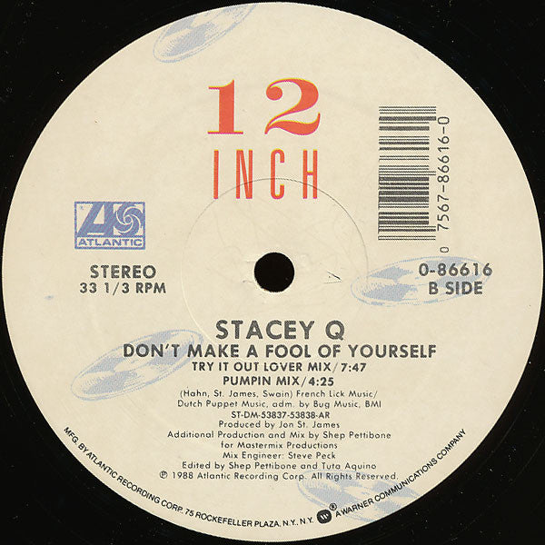 Stacey Q - Don't Make A Fool Of Yourself