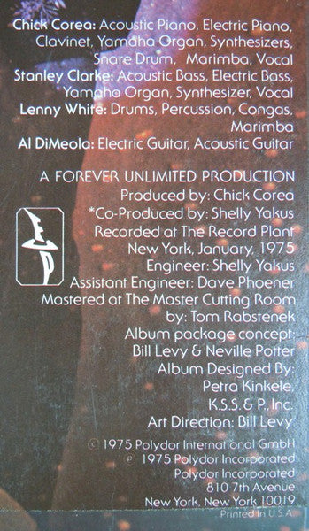 Return To Forever - No Mystery
