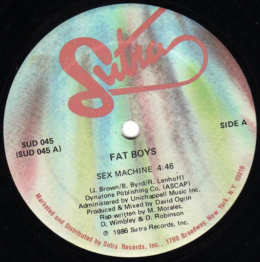 Fat Boys - Sex Machine / Beat Box Is Rocking