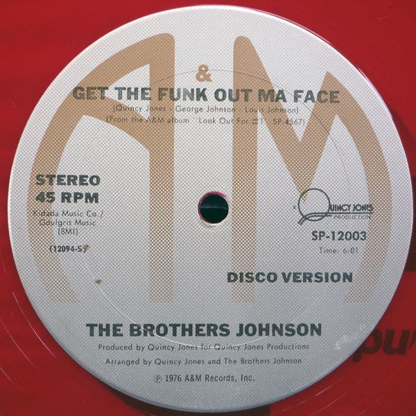 Brothers Johnson - Strawberry Letter 23 (Disco Version) / Get The Funk Out Ma Face (Disco Version)