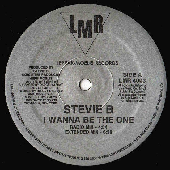 Stevie B - I Wanna Be The One