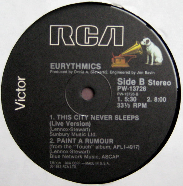 Eurythmics - Here Comes The Rain Again