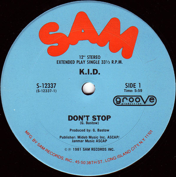 K.I.D. - Don't Stop