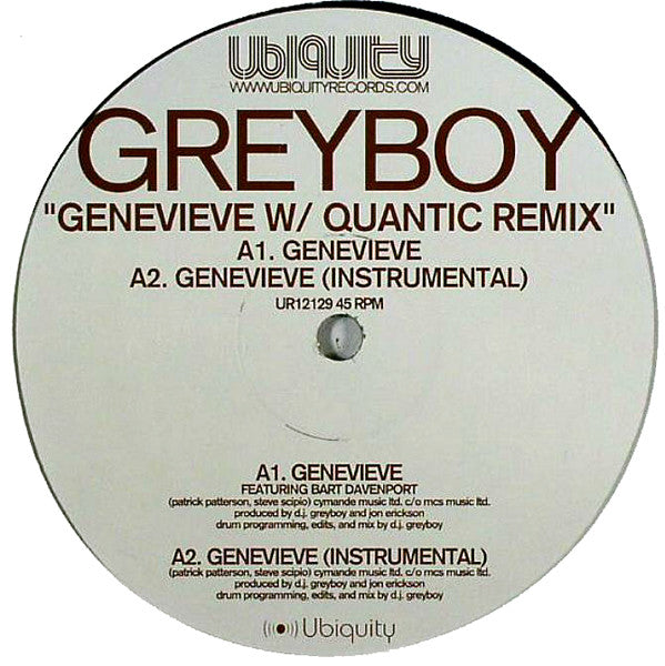 Greyboy - Genevieve