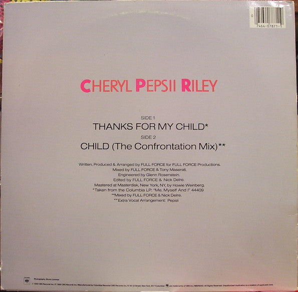 Cheryl Pepsii Riley - Thanks For My Child