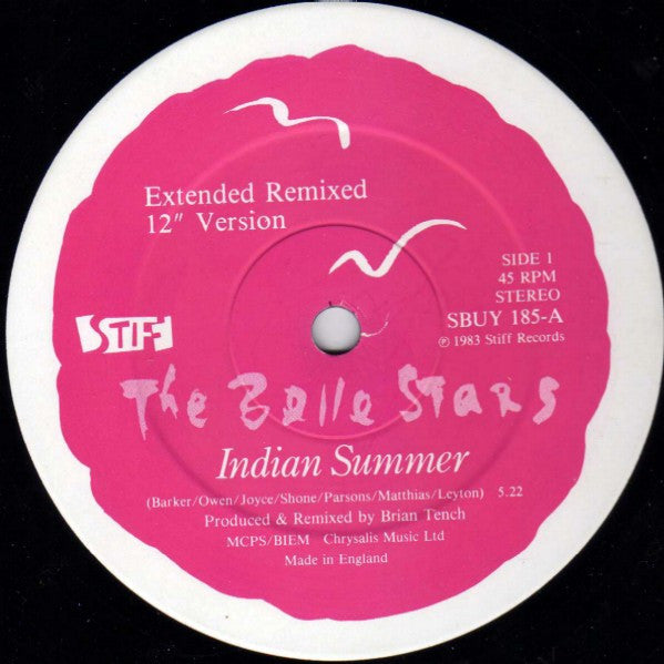 The Belle Stars - Indian Summer / Sun Sun Sun
