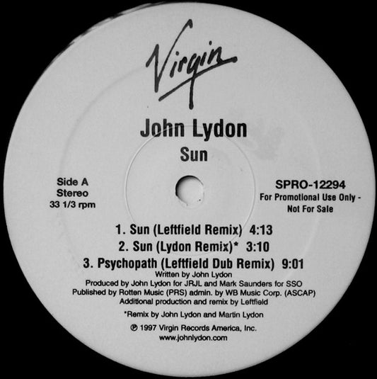 John Lydon - Sun
