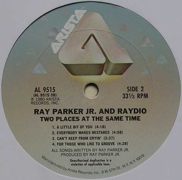 Ray Parker Jr. And Raydio - Two Places At The Same Time