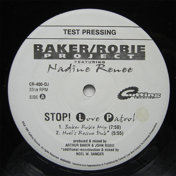 Baker / Robie Project - Stop ! Love Patrol