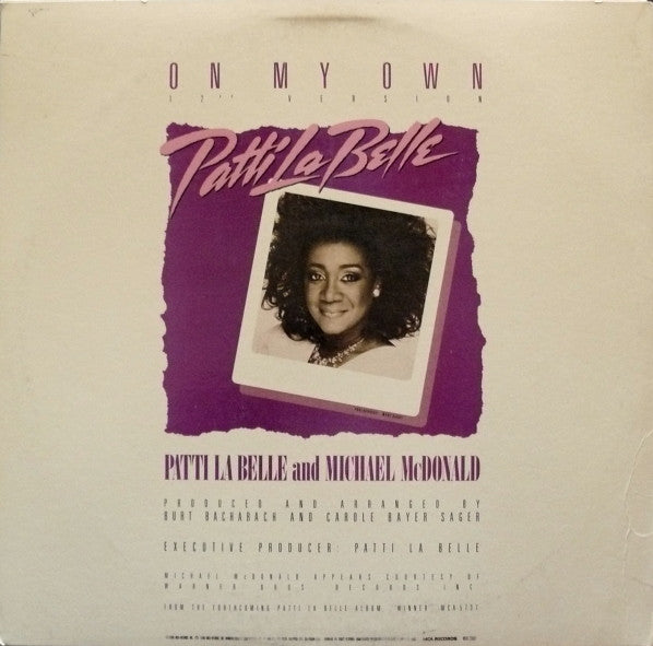 Patti LaBelle - On My Own (12" Version)