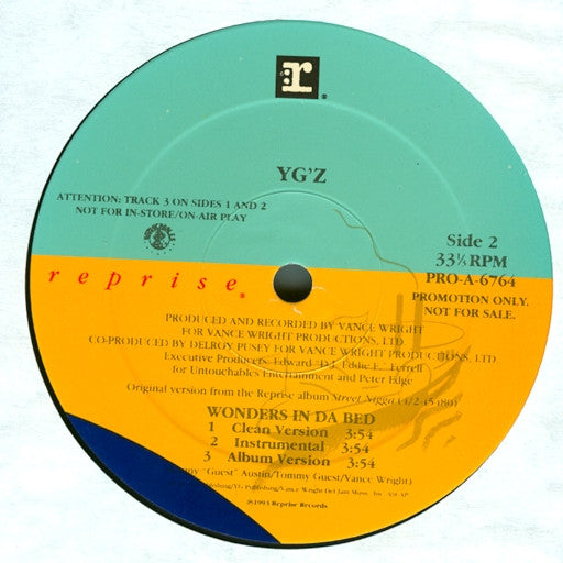 YG'z - Ghetto Celeb / Wonders In Da Bed