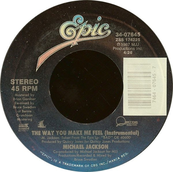 Michael Jackson - The Way You Make Me Feel