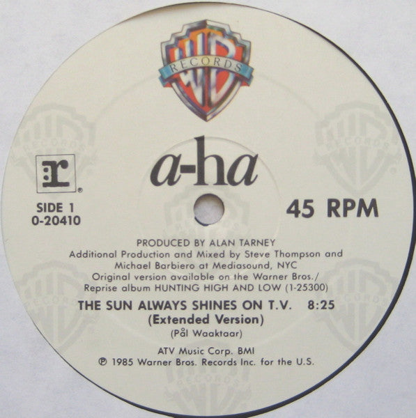 a-ha - The Sun Always Shines On T.V.