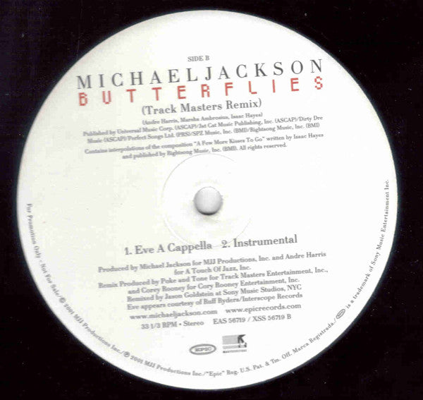 Michael Jackson - Butterflies (Track Masters Remix)