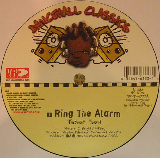 Tenor Saw / Nardo Ranks - Ring The Alarm / Skin Out