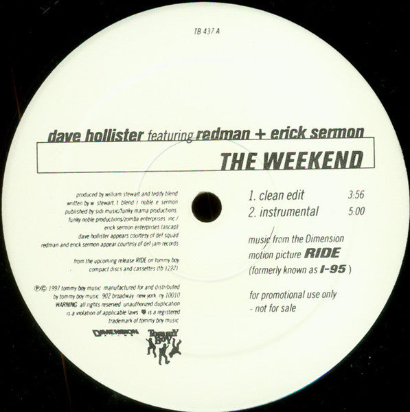 Dave Hollister - The Weekend
