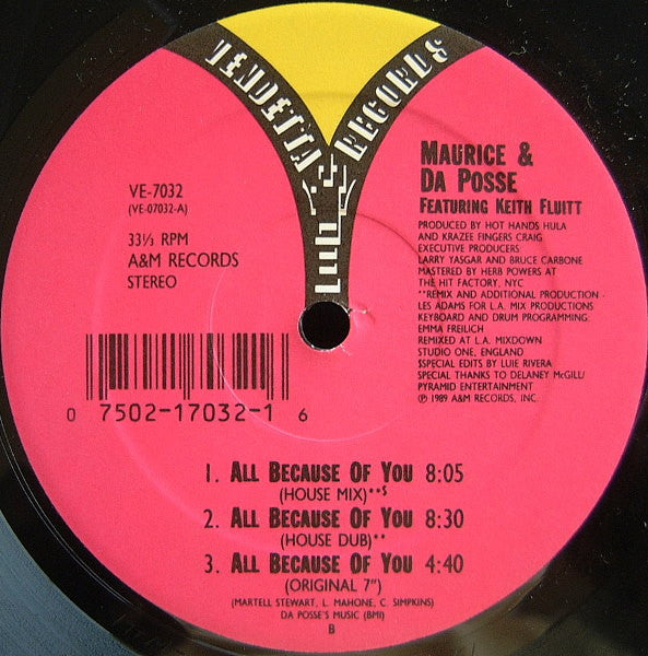 Maurice Joshua - All Because Of You