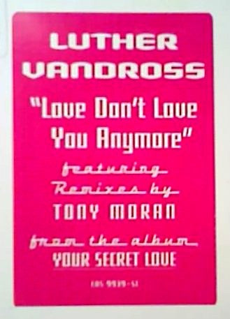 Luther Vandross - Love Don't Love You Anymore