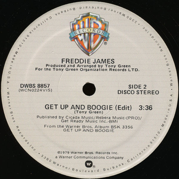 Freddie James - Get Up And Boogie