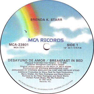 Brenda K. Starr - Desayuno De Amor / Breakfast In Bed