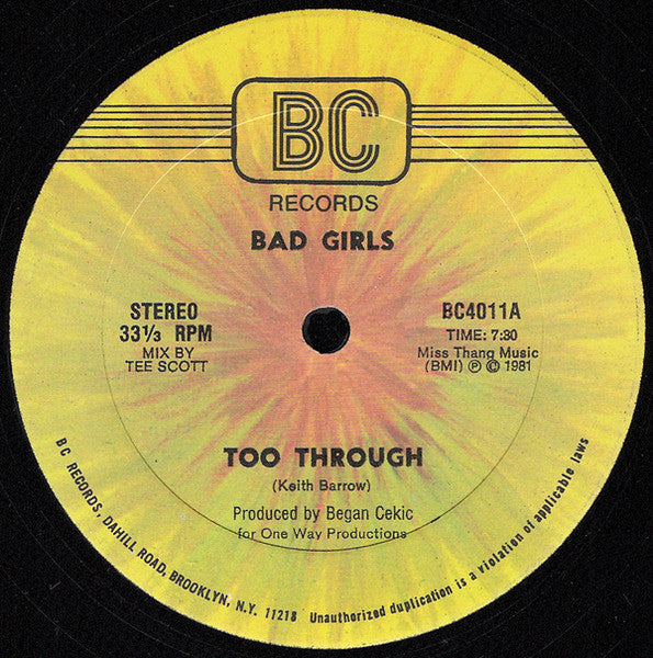 Bad Girls - Too Through