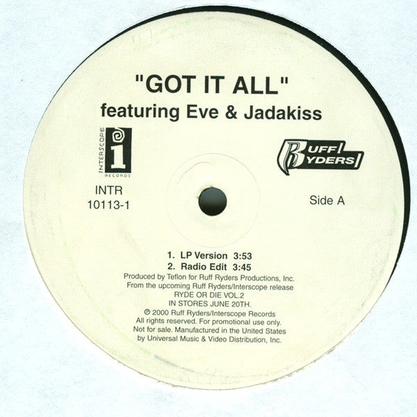 Ruff Ryders - Got It All