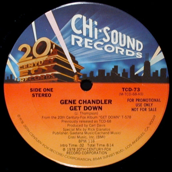 Gene Chandler - Get Down / Contact