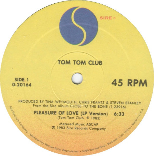 Tom Tom Club - The Pleasure Of Love