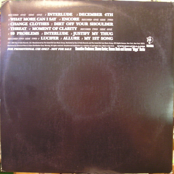 Jay-Z - The Black Album (Acappella)