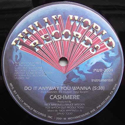 Cashmere (2) - Do It Anyway You Wanna