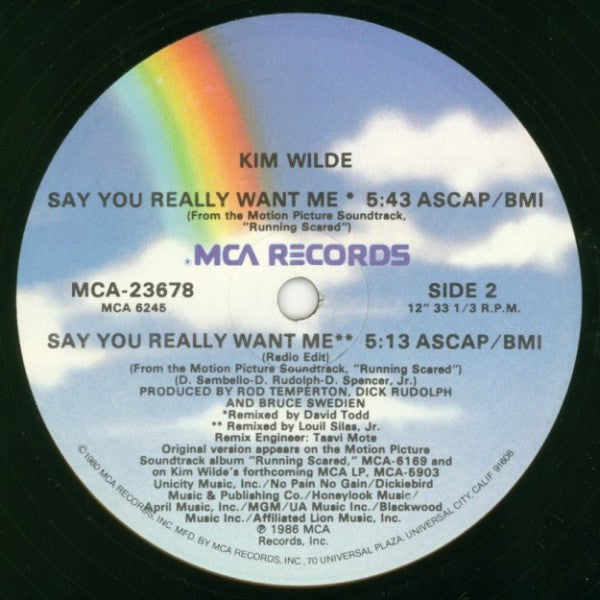 Kim Wilde - Say You Really Want Me