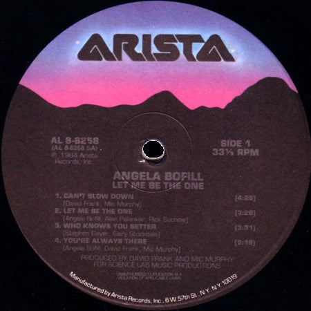 Angela Bofill - Let Me Be The One