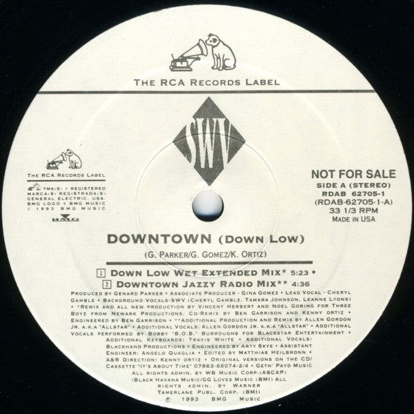 SWV - Downtown (Down Low) / Right Here (Human Nature Duet)