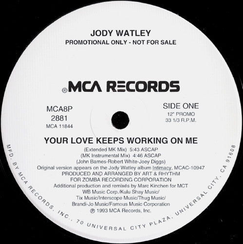 Jody Watley - Your Love Keeps Working On Me