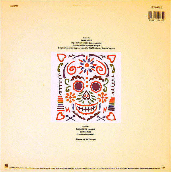 Orchestral Manoeuvres In The Dark - So In Love (Special American Dance Remix)