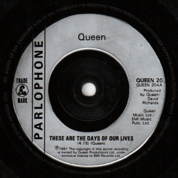 Bohemian Rhapsody / These Are The Days Of Our Lives